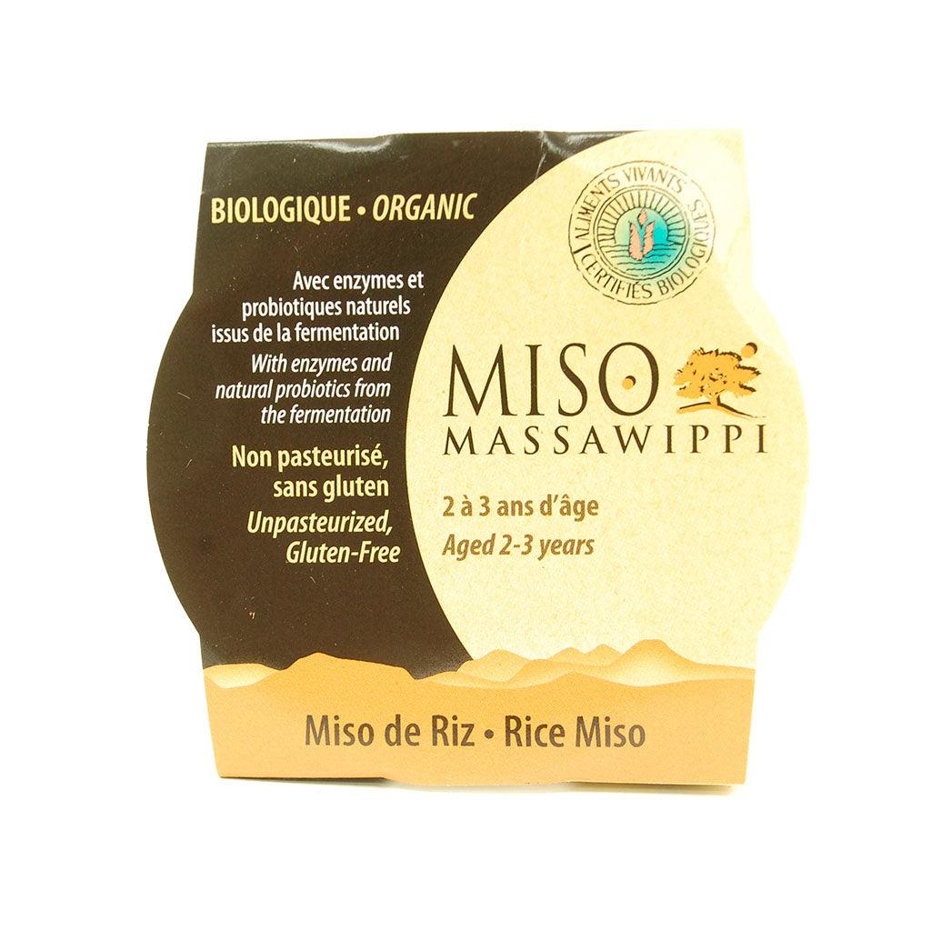 Miso Soya et Riz Biologique Aliments Massawippi - La Boite à Grains