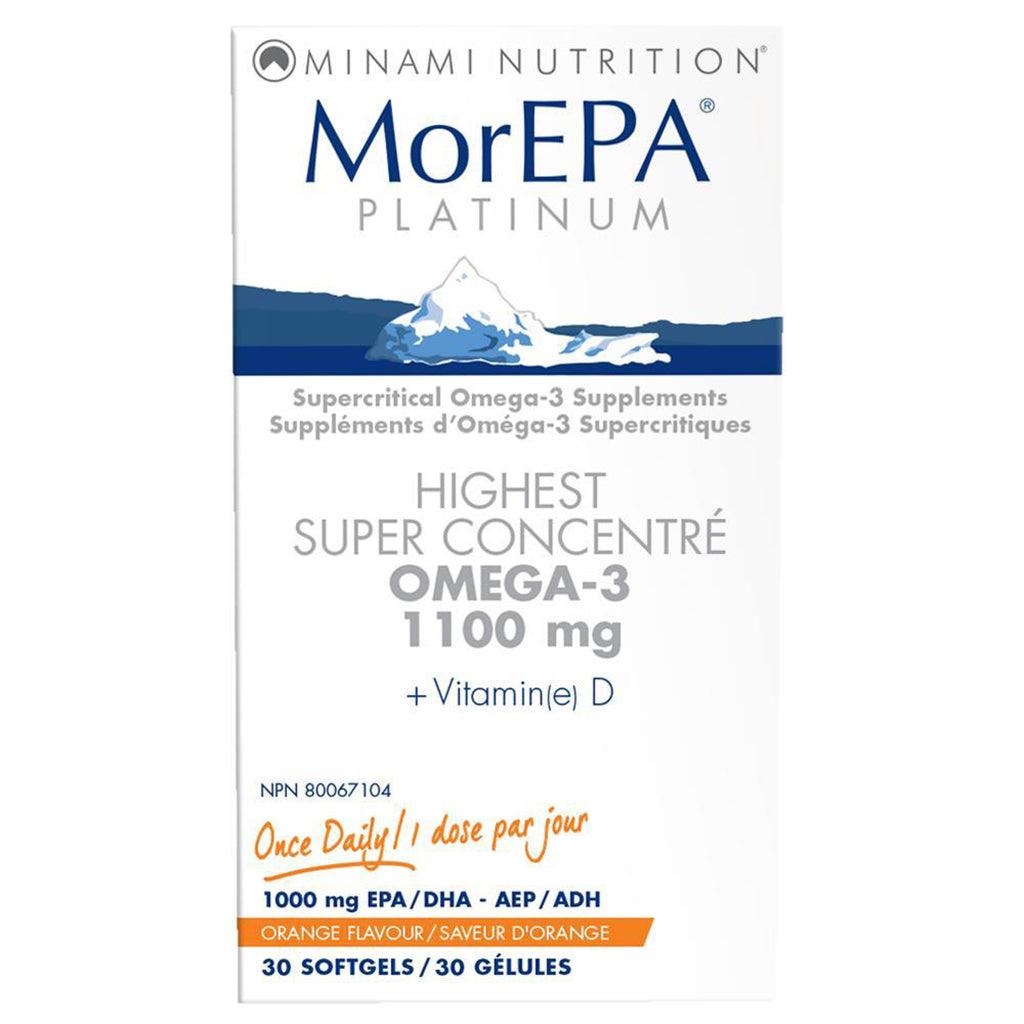 MorEPA Platinum Minami Nutrition - La Boite à Grains