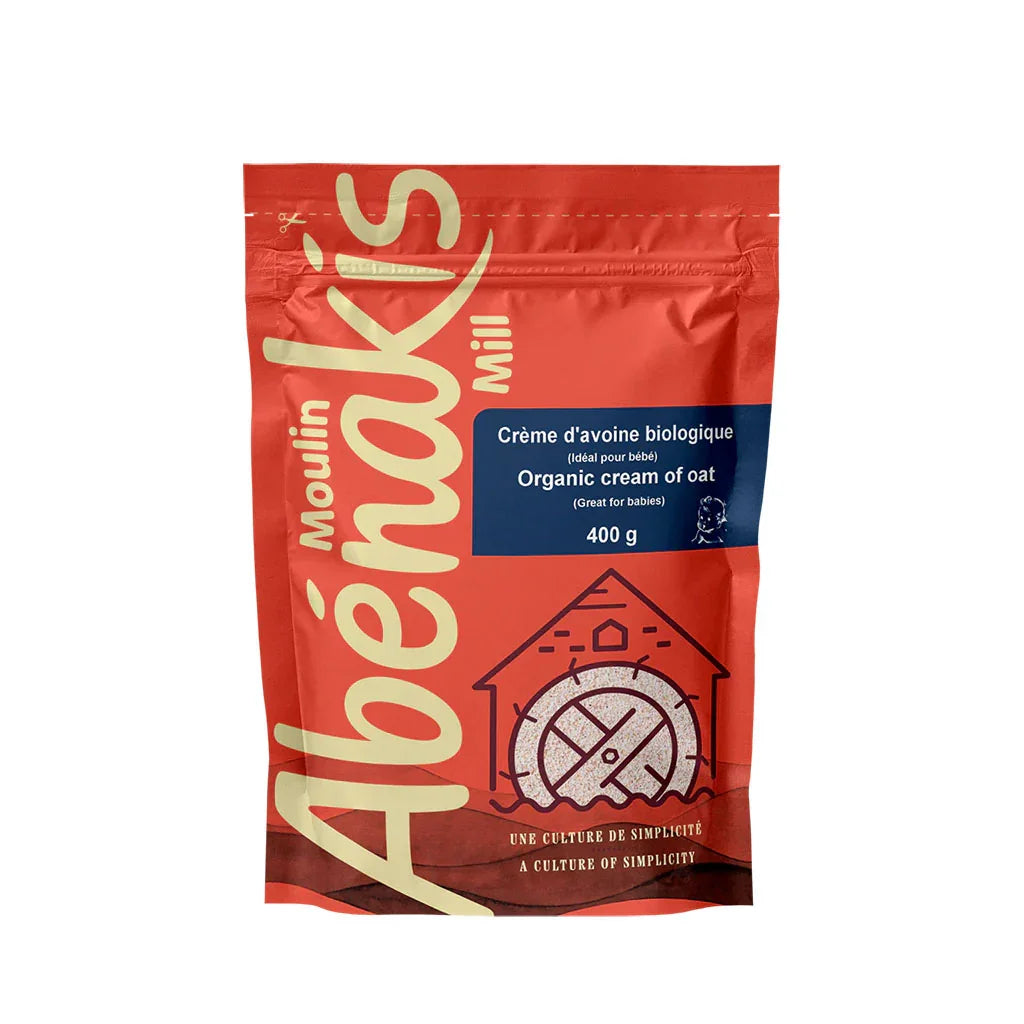 organic oat cream Moulin Abénakis - La Boite à Grains