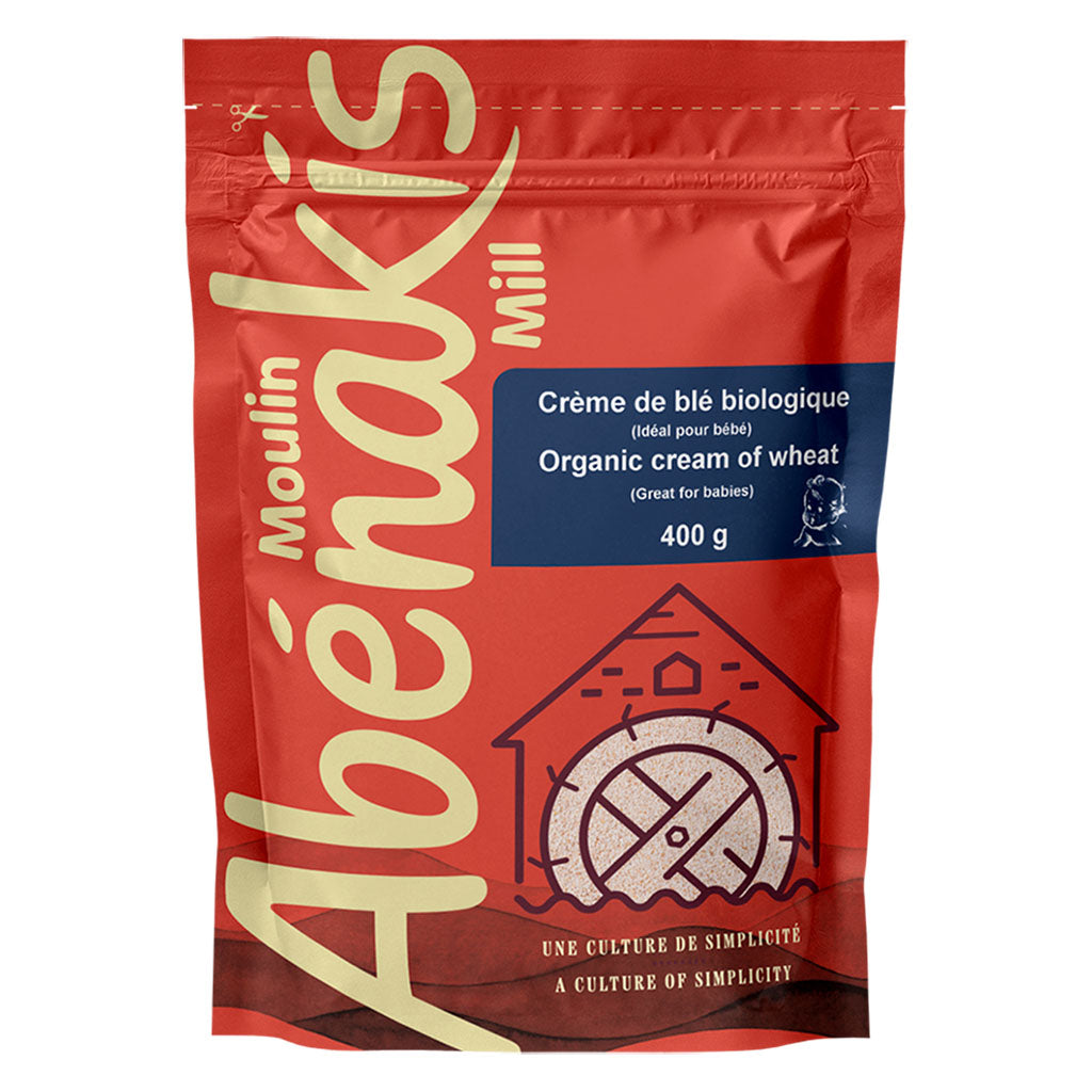 moulin abénakis crème de blé biologique bébé 400 g