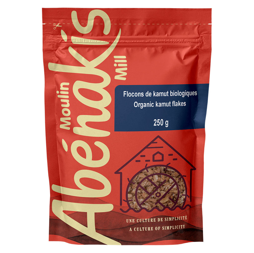 moulin abénakis flocons de kamut biologique 250 g