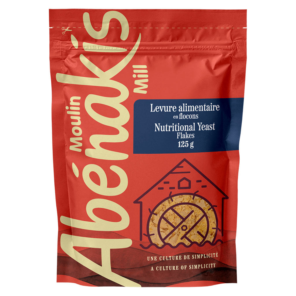 moulin abénakis levure alimentaire en flocons 125 g