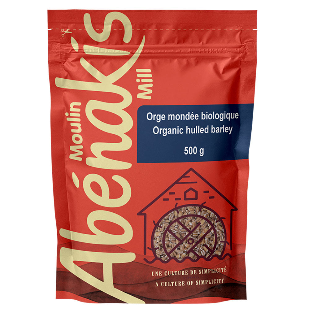 moulin abénakis orge mondée biologique 500 g