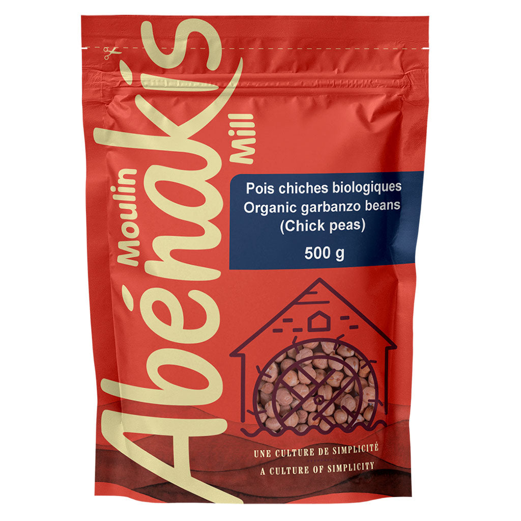 moulin abénakis pois chiches biologiques 500 g