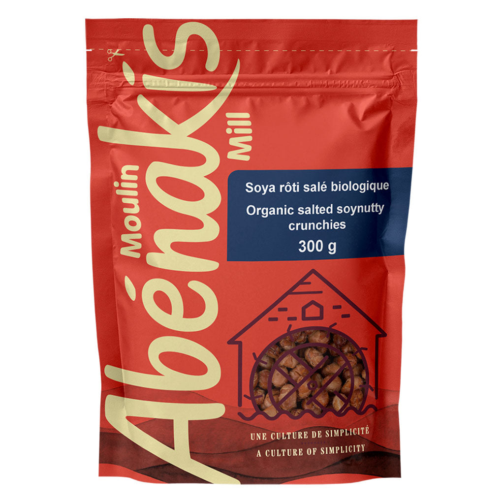 moulin abénakis soya rôti salé biologique 300 g