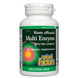 Multi Enzyme Haute Efficacité Natural Factors - La Boite à Grains