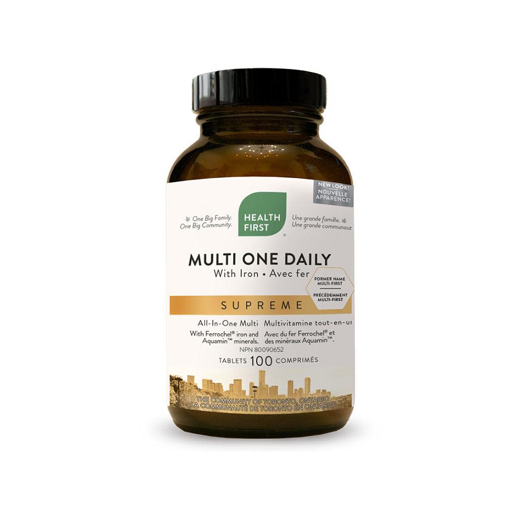 Multi One Daily Avec Fer Suprême Health First - La Boite à Grains