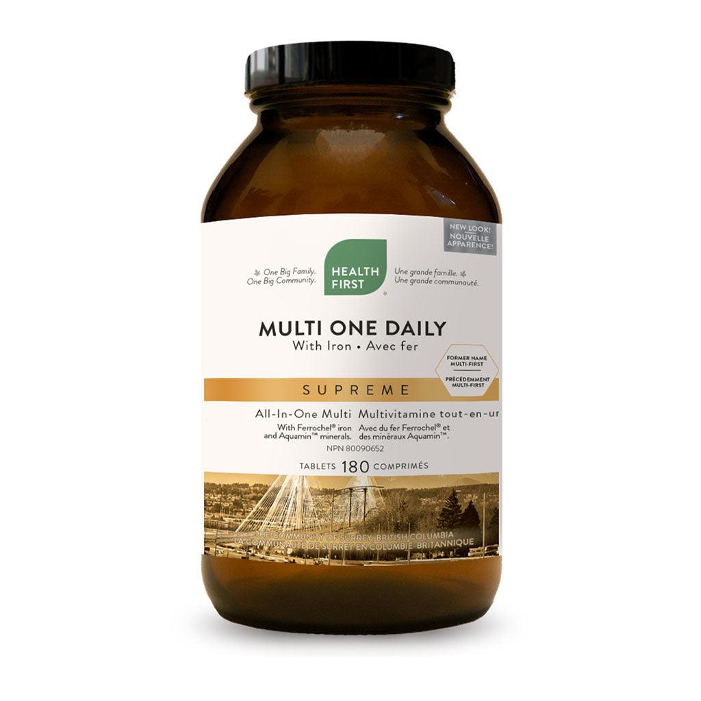 Multi One Daily Avec Fer Suprême Health First - La Boite à Grains