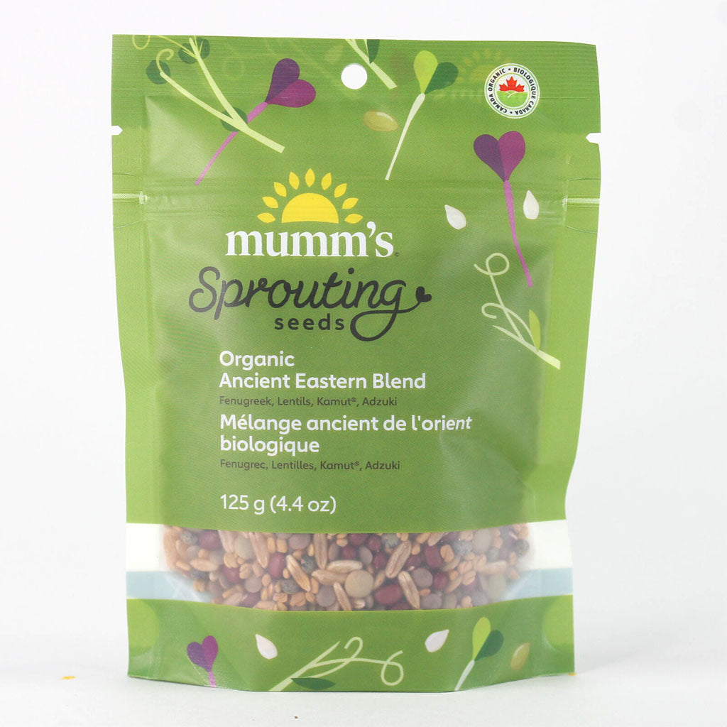 mumm's sprouting seeds mélange ancien de l'orient biologique 125 g - La Boite à Grains