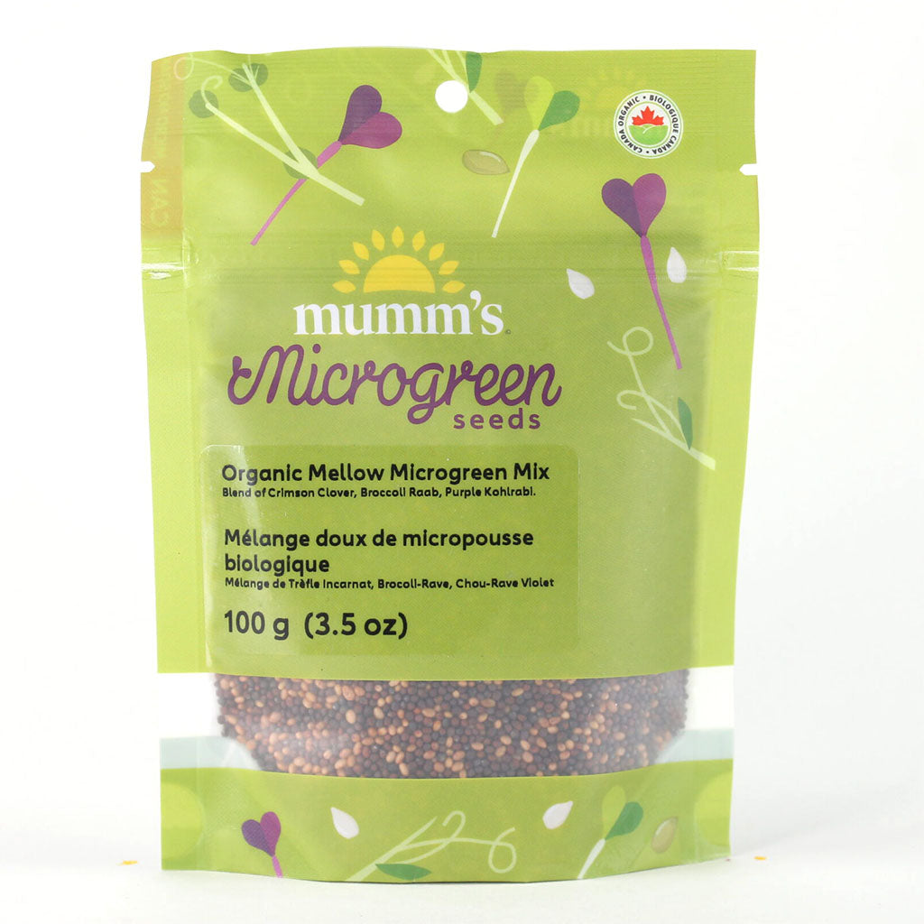 mumm's sprouting seeds mélange doux de micropousse biologique 100 g - La Boite à Grains