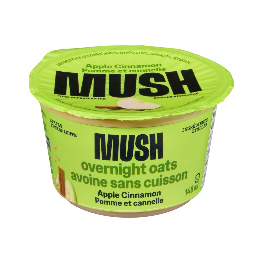 Avoine sans cuisson pomme et cannelle Mush - La Boite à Grains