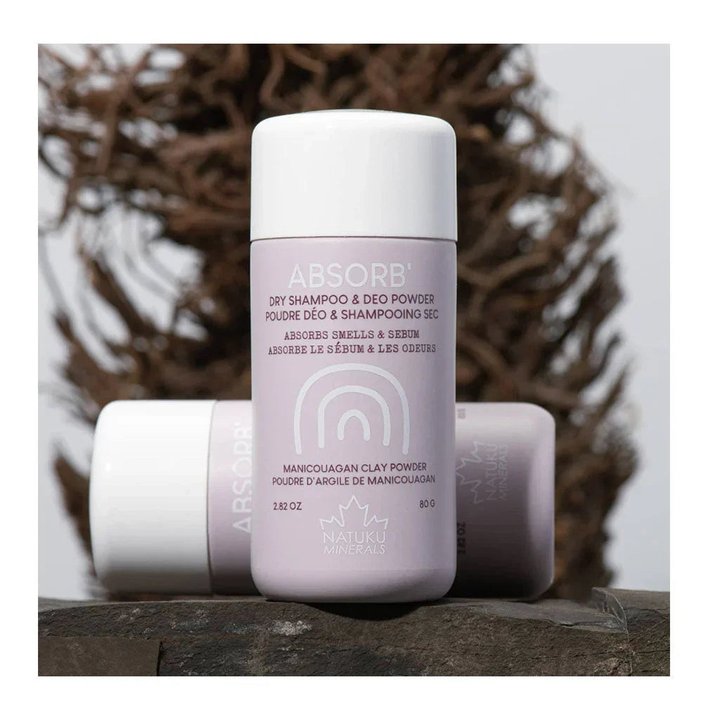 Absorb Powder Deo & Dry Shampoo Manicouagan clay – La Boite à Grains