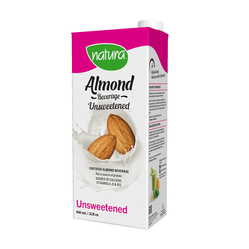 Unsweetened almond beverage Natura - La Boite à Grains