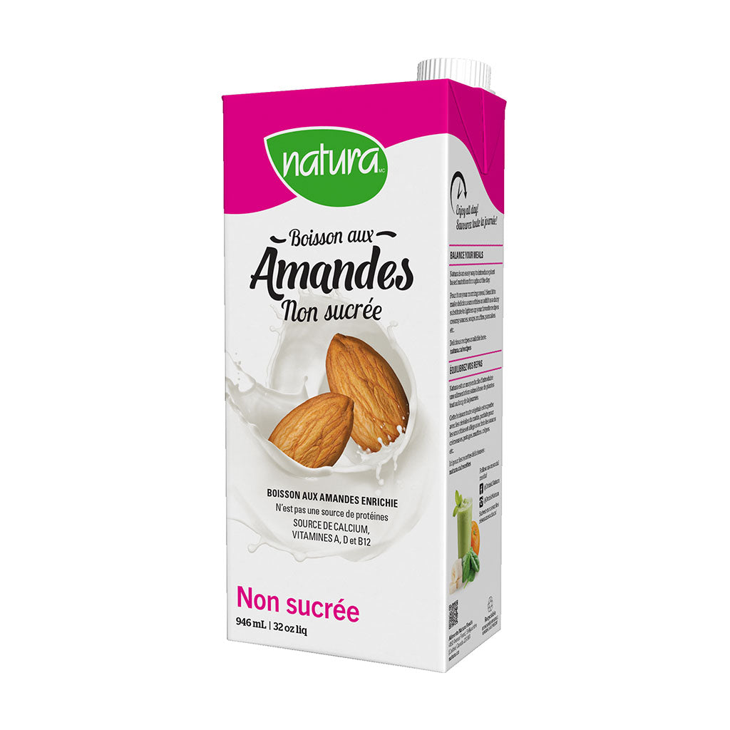Boisson aux amandes non sucrée Natura - La Boite à Grains