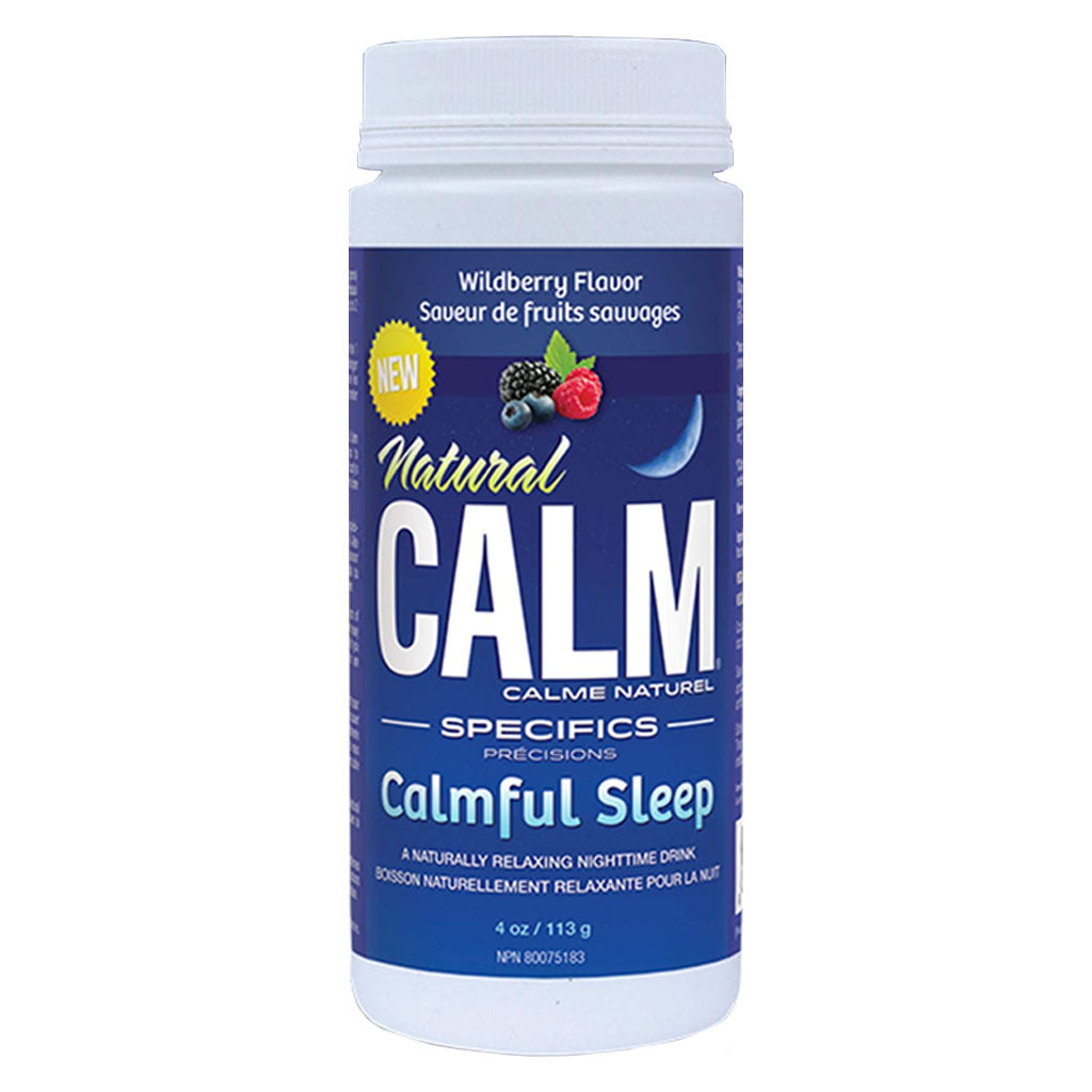natural calm citrate de magnésium précisions Calmful Sleep 113 g - La Boite à Grains