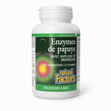 enzymes de papaye Natural Factors - La Boite à Grains