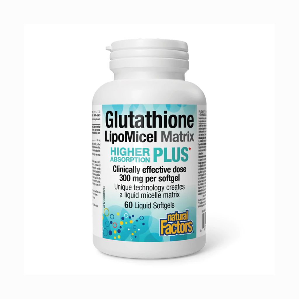 Natural Factors LipoMicel Glutathione Matrix - La Boite à Grains