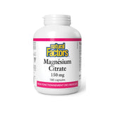 natural factors magnésium citrate 150 mg 180 capsules - La Boite à Grains