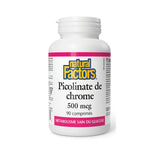 natural factors picolinate de chrome 500 mcg 90 comprimés la boite a grains