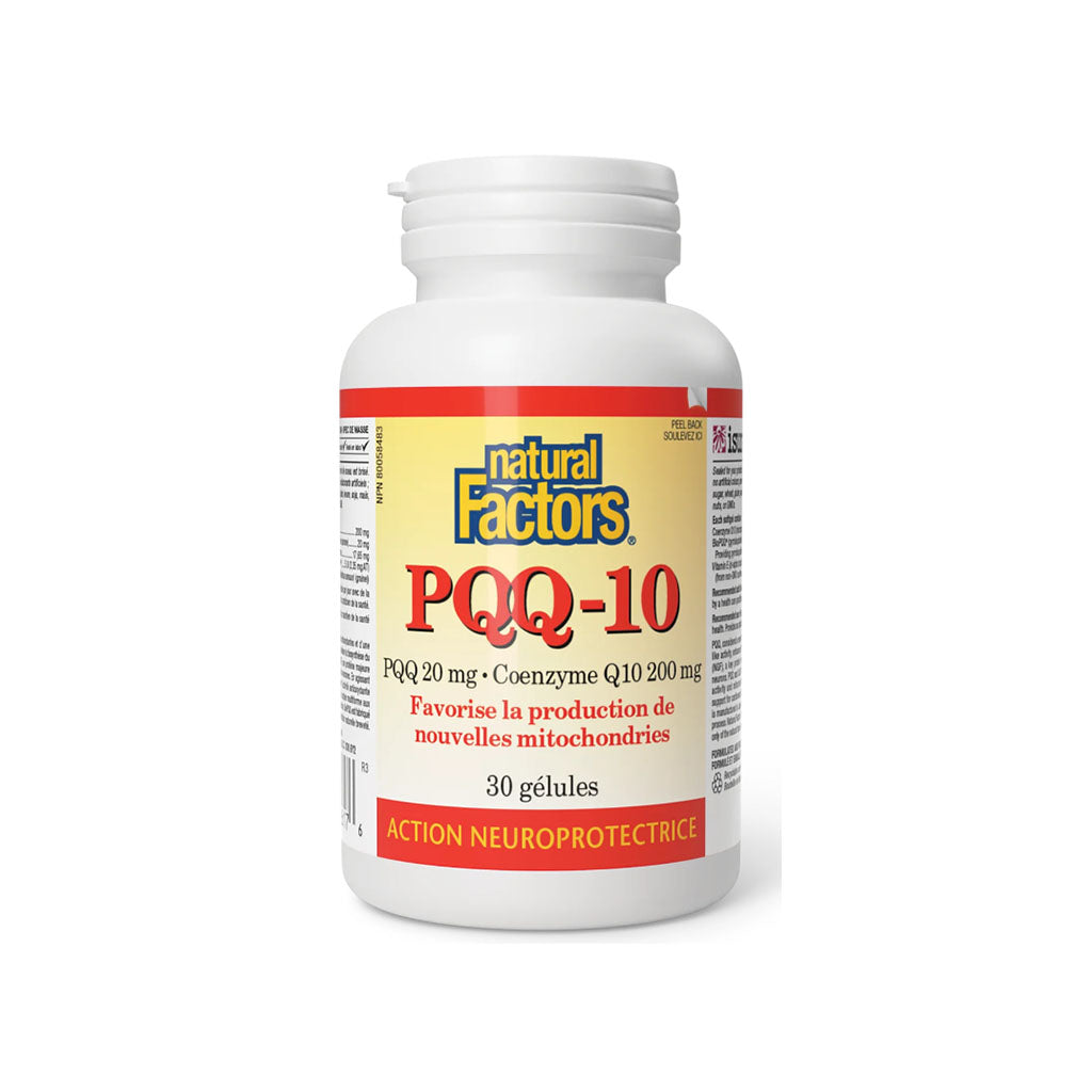 natural factors pqq-10 mitochondries - La Boite à Grains