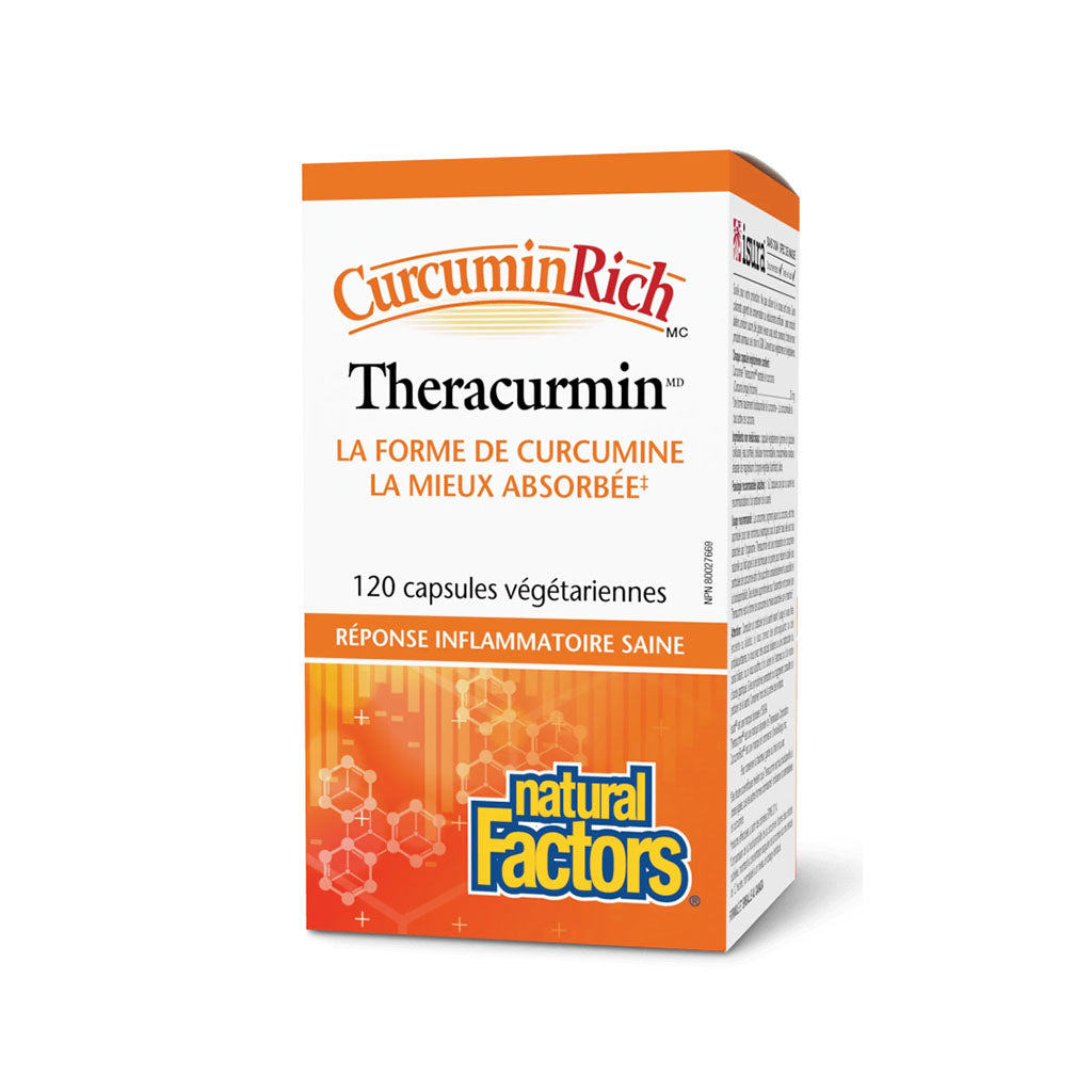 natural factors theracurmin 120 caspules vegetariennes la boite a grains