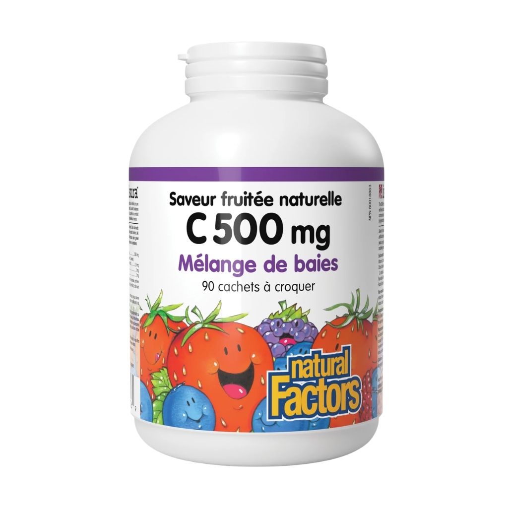 Natural Factors C 500 mg mélange de baies - La Boite à Grains