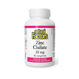 natural factors zinc chelate 90 comprimes la boite a grains