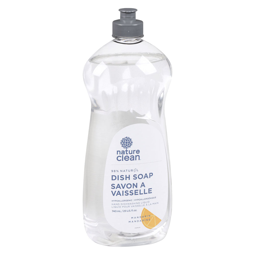 nature clean savon à vaisselle mandarine 740 ml