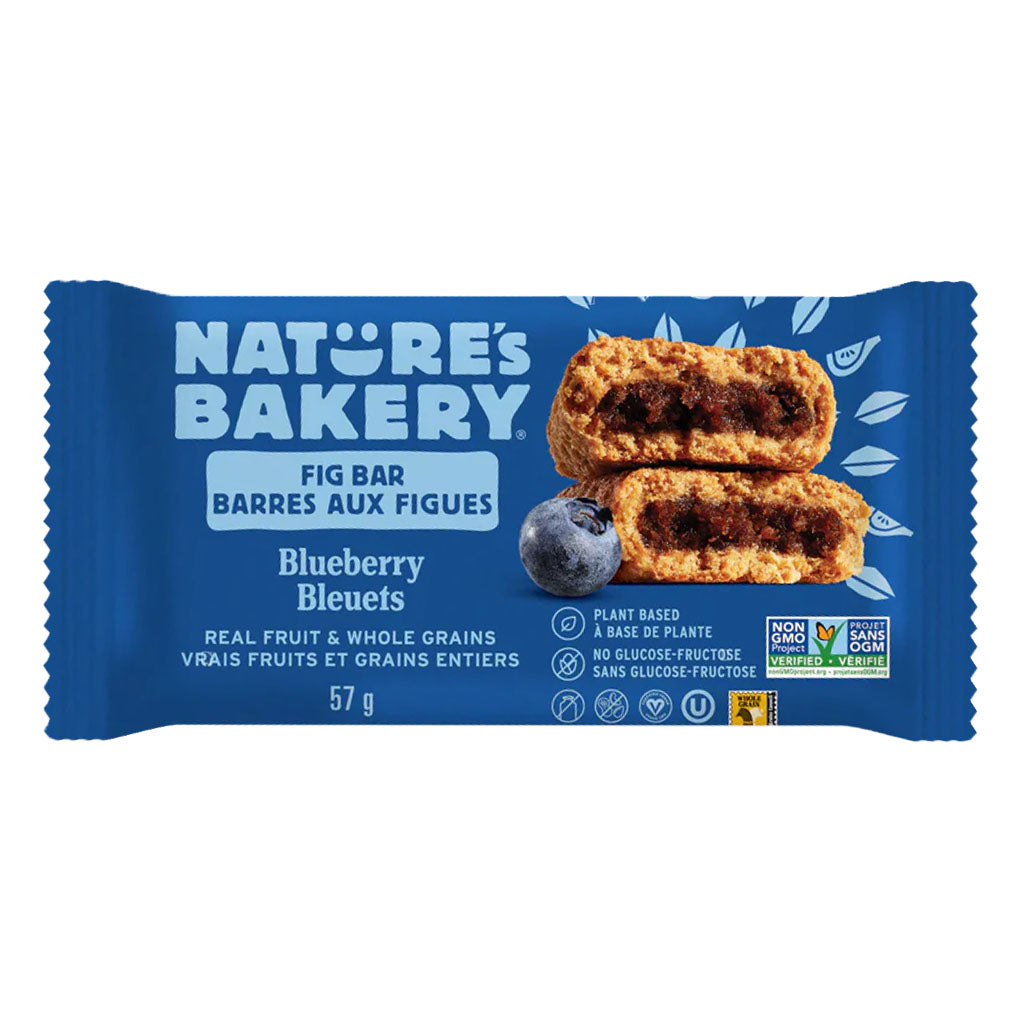 Barres aux Figues Bleuets Nature's Bakery 57 g - La Boite à Grains