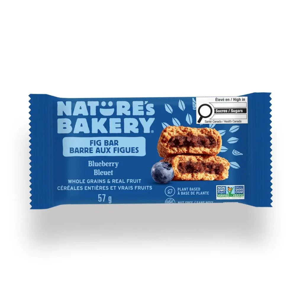 barre aux figues bleuets Nature's Bakery - La Boite à Grains