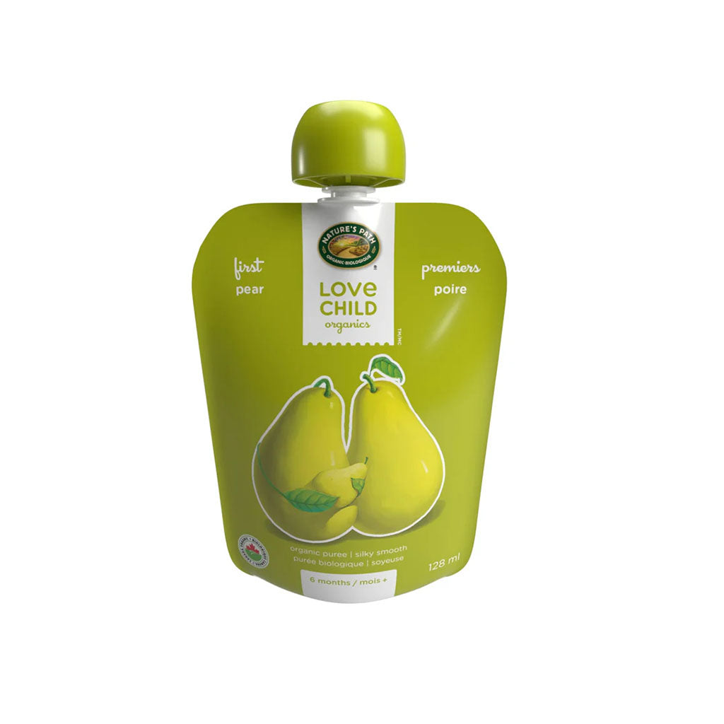 purée biologique premières poires Love Child Organics - La Boite à Grains