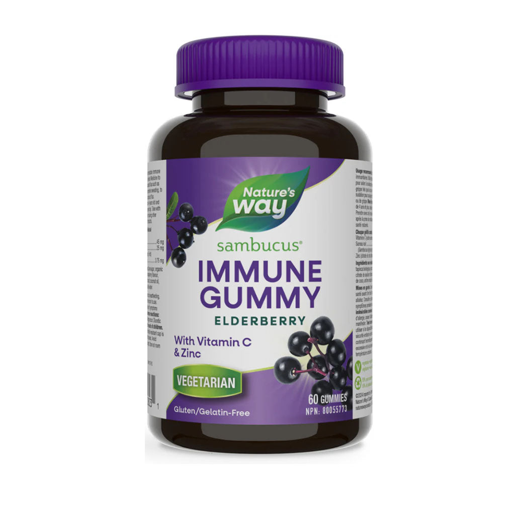 nature's way sambucus gummies immunité 60 gummies - La Boite à Grains