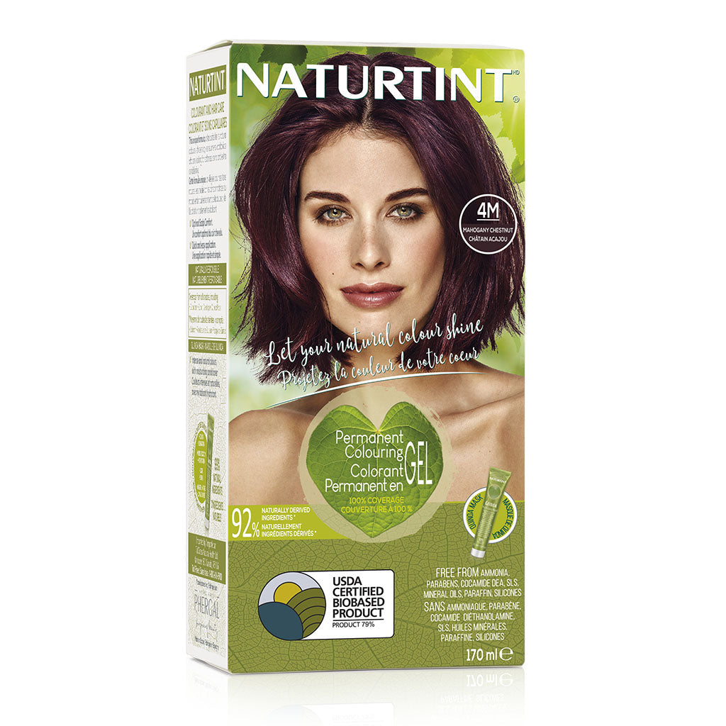 naturtint colorant permanent gel châtain acajou 170 ml