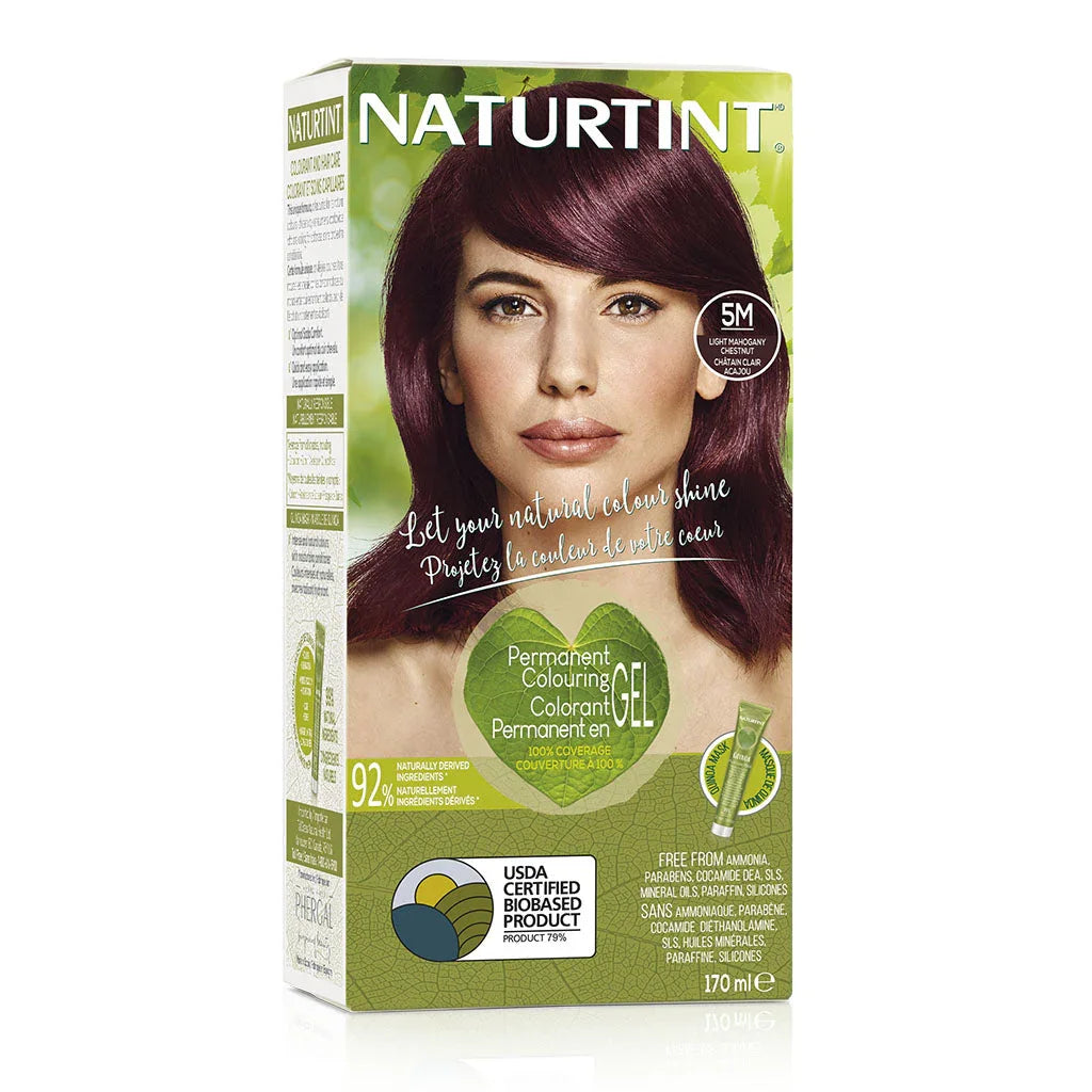 naturtint colorant permanent gel châtain clair acajou 170 ml