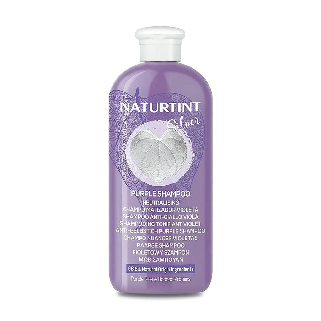 naturtint shampooing violet riz violet et protéines de baobab 330 ml