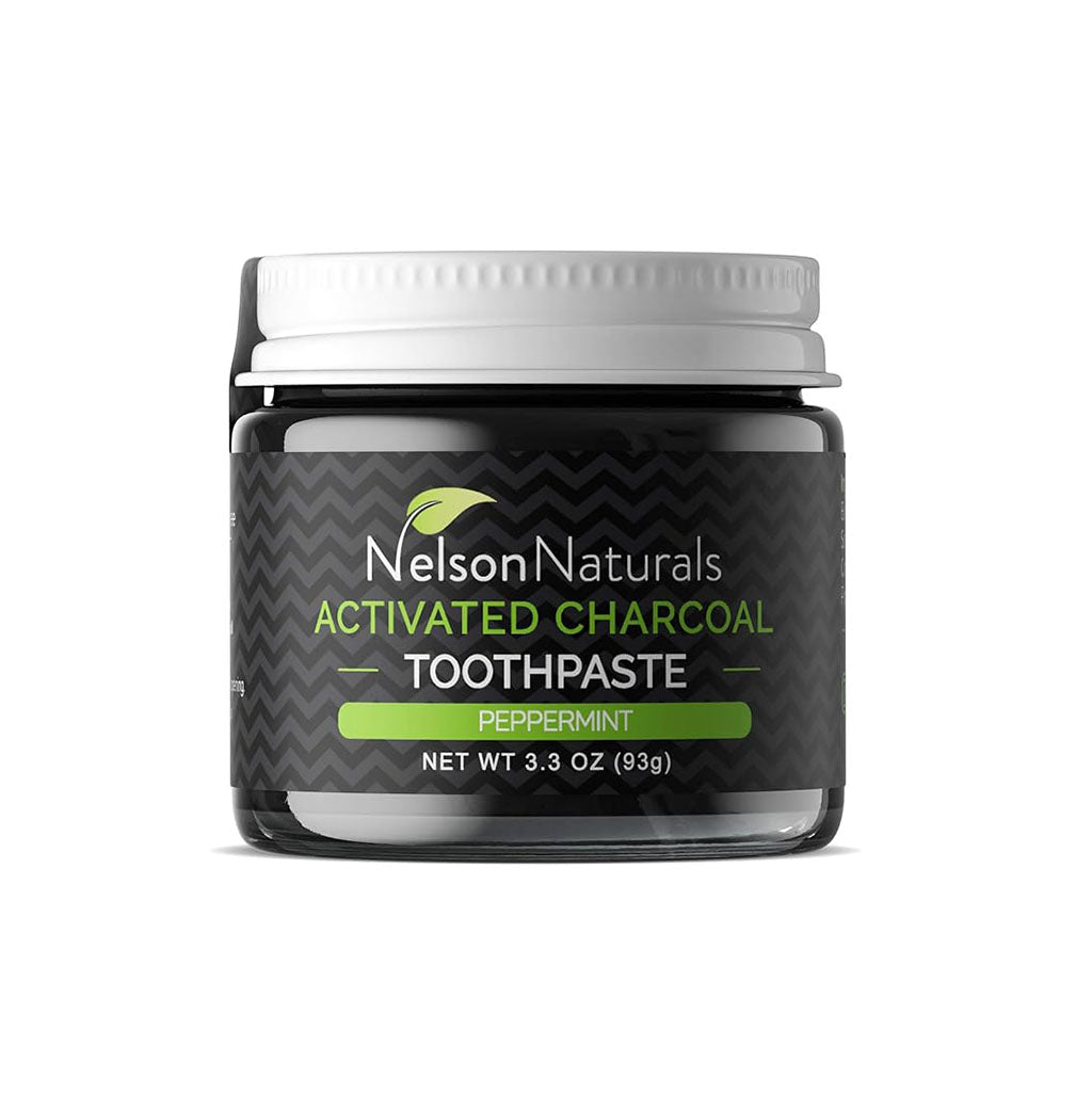 dentifrice zéro déchet charbon activé Nelson Naturals - La Boite à Grains