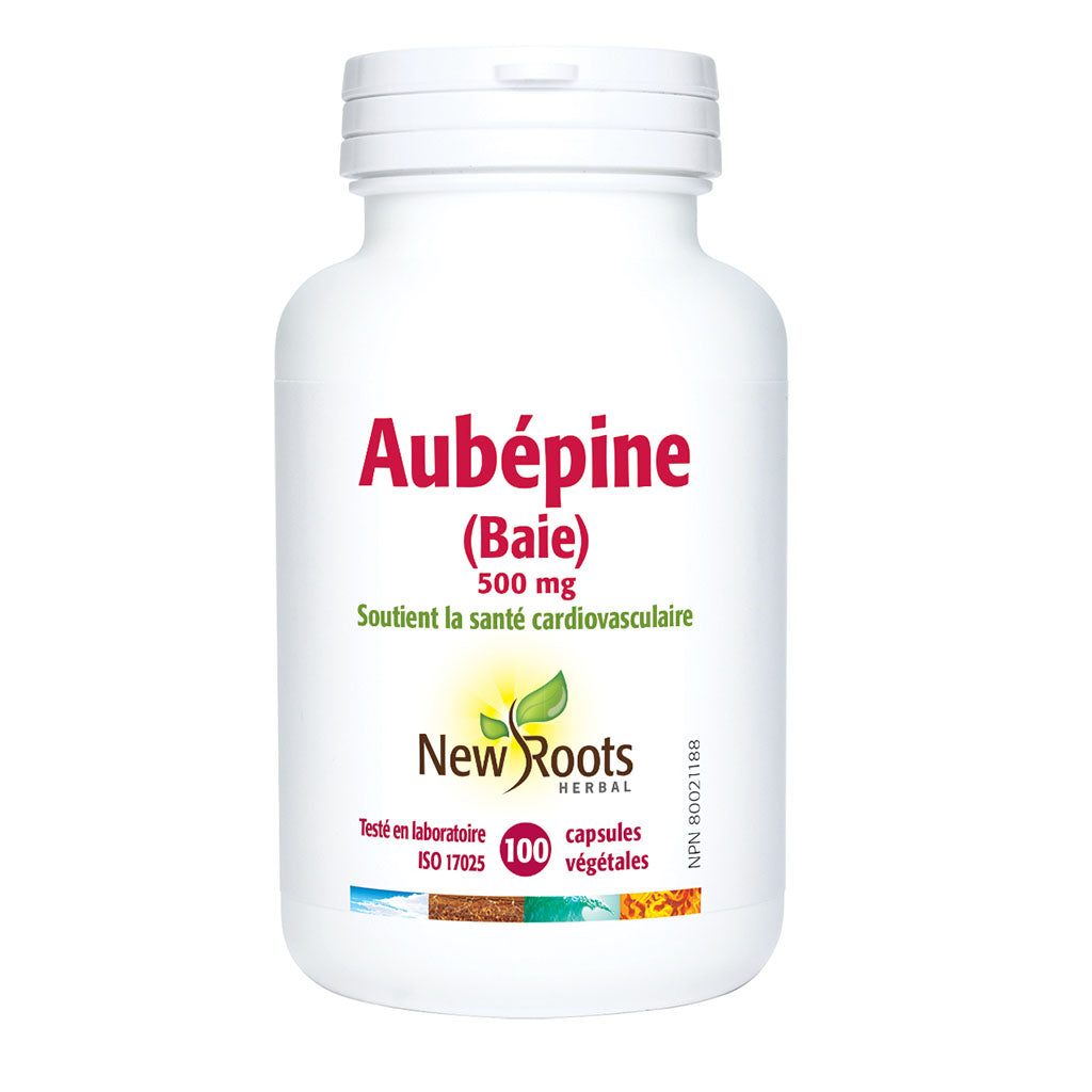 new roots herbal aubépine baie 100 capsules végétales