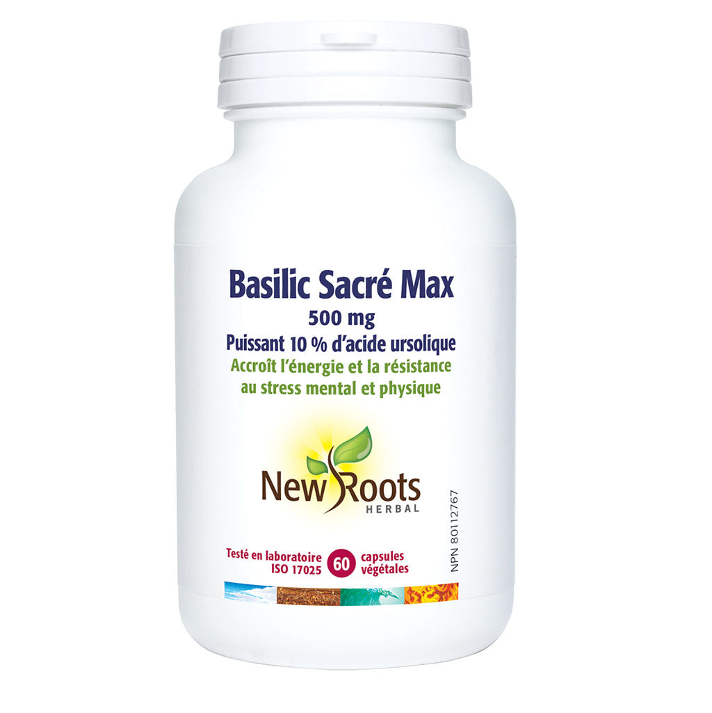 basilic sacré max 60 capsules végétales - La Boite à Grains