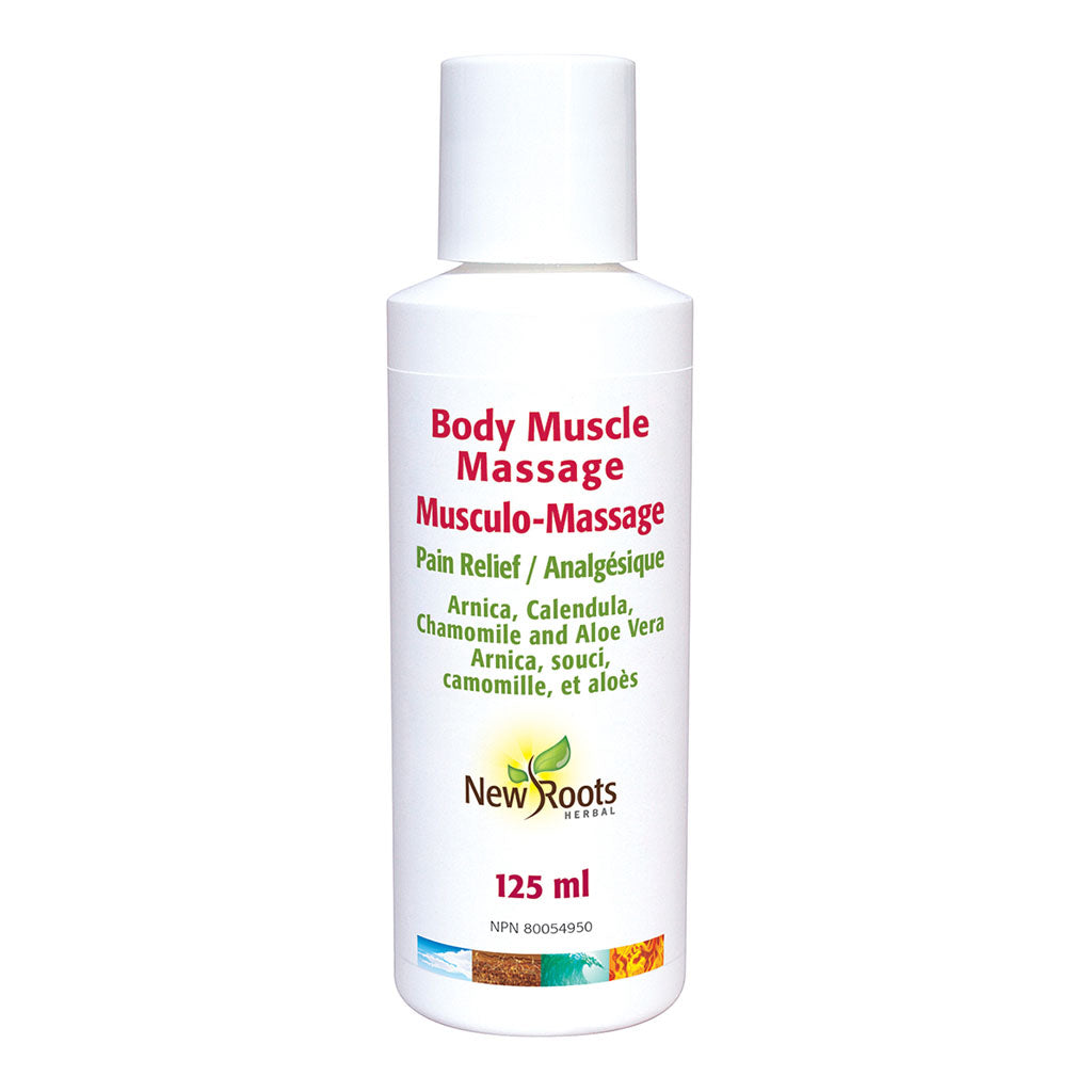body muscle massage New Roots Herbal - La Boite à Grains