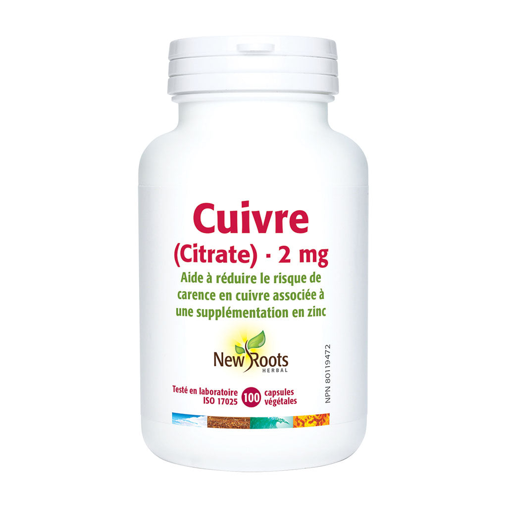 cuivre citrate New Roots - La Boite à Grains