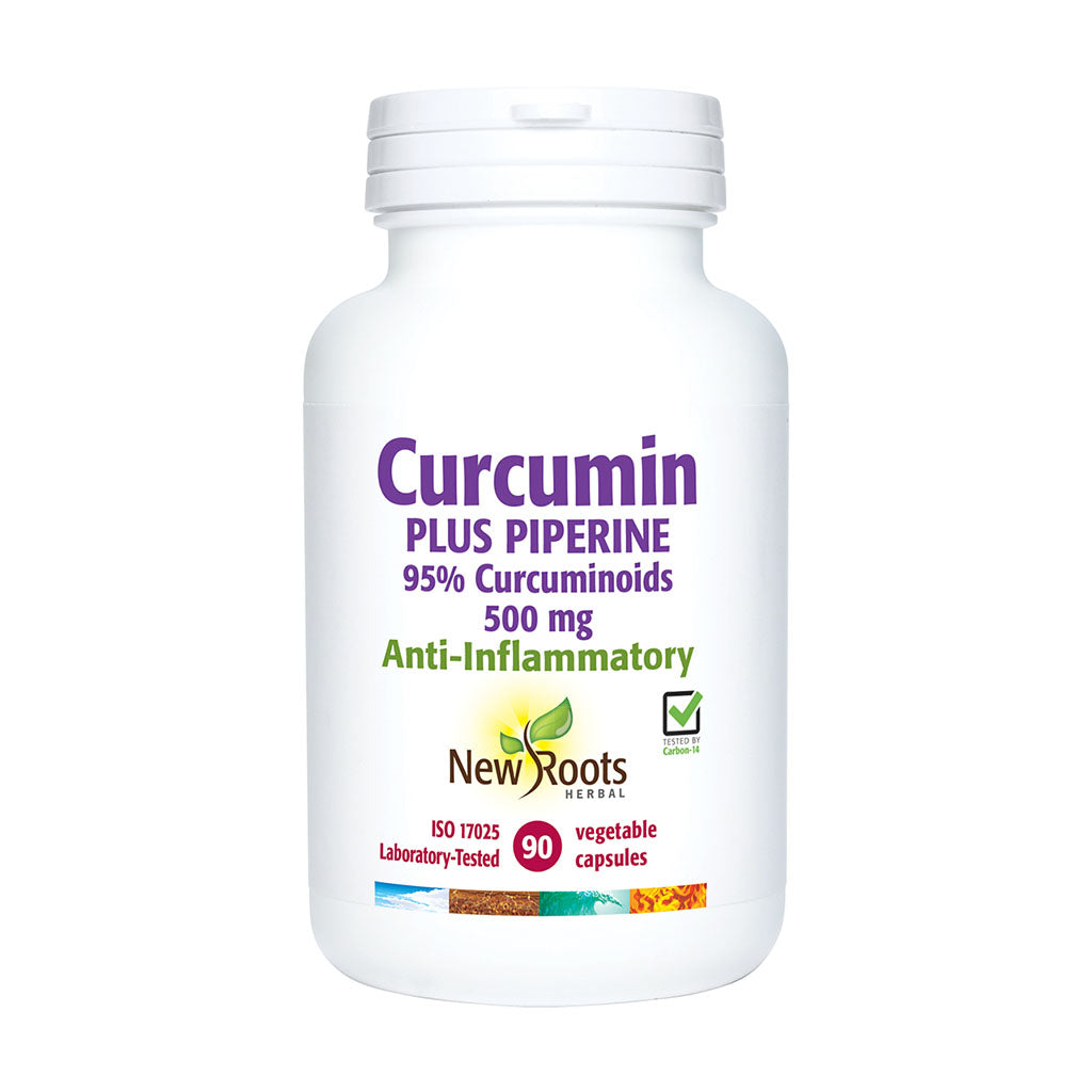 Curcumin plus piperine New Roots Herbal - La Boite à Grains