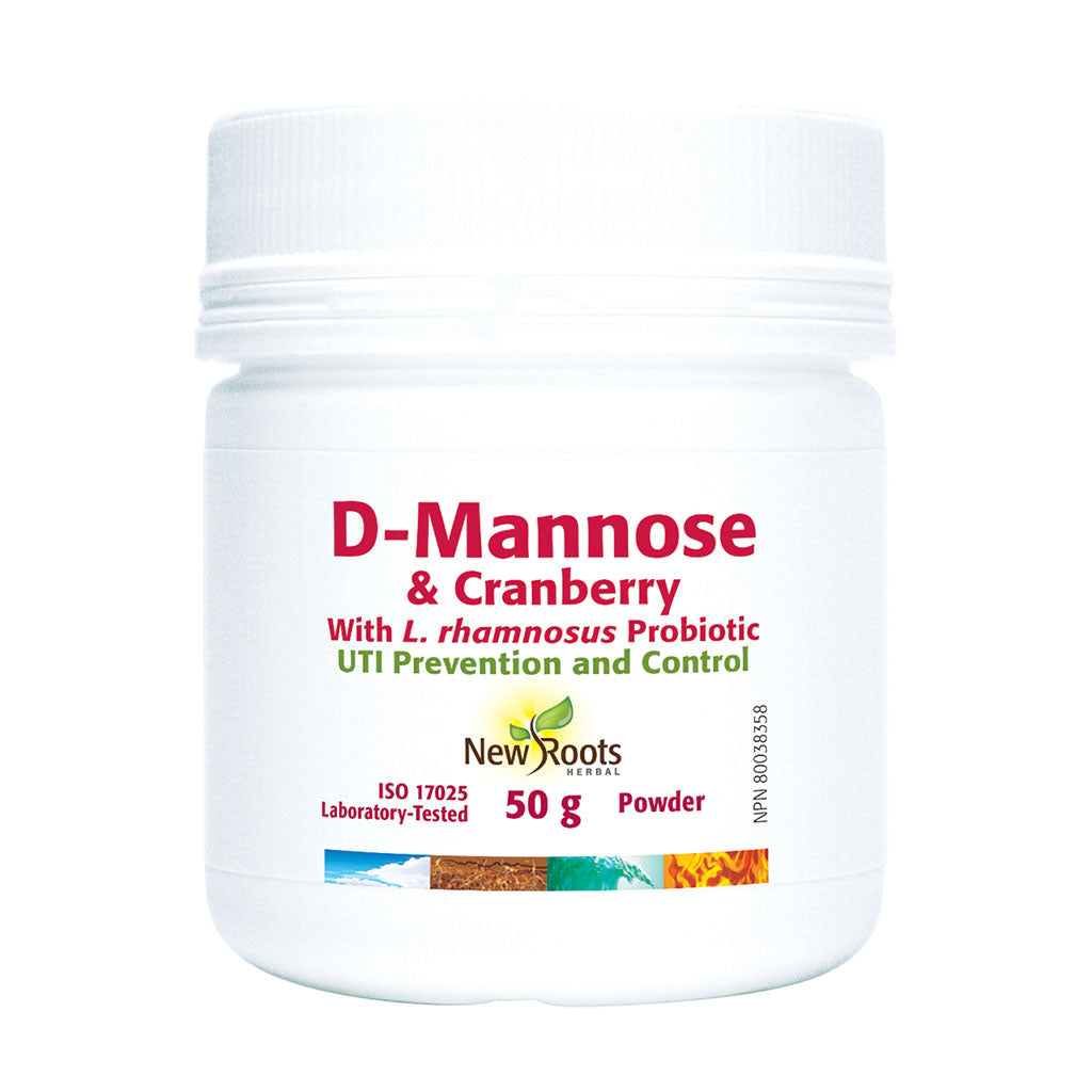 D-mannose & cranberry New Roots Herbal - La Boite à Grains