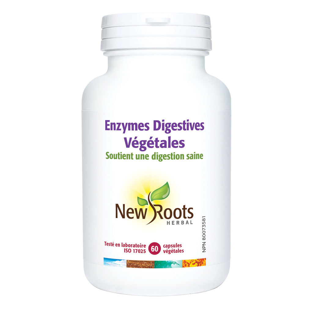 new roots herbal enzymes digestives végétales 60 capsules végétales - La Boite à Grains