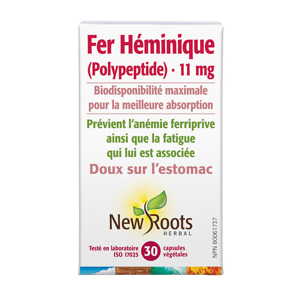 fer héminique new roots herbal - La Boite à Grains