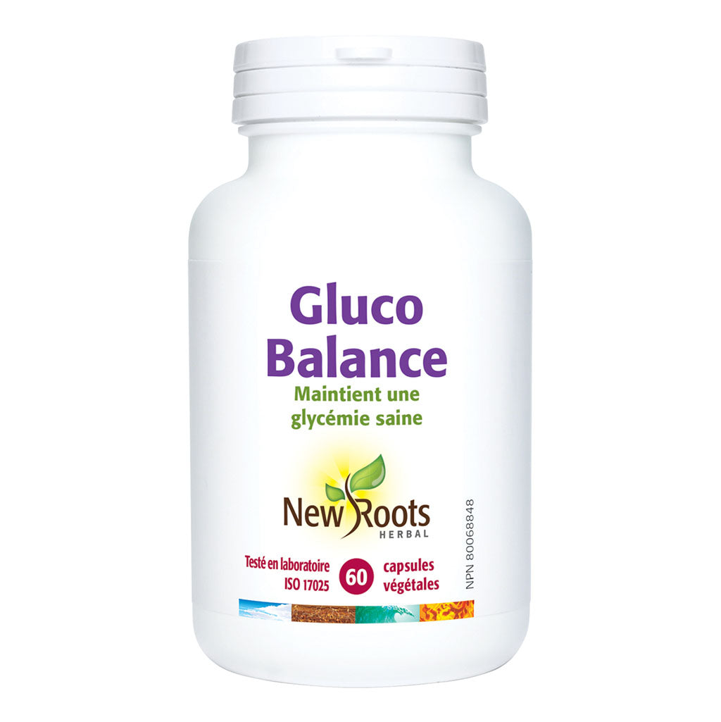 new roots herbal gluco balance 60 capsules végétales