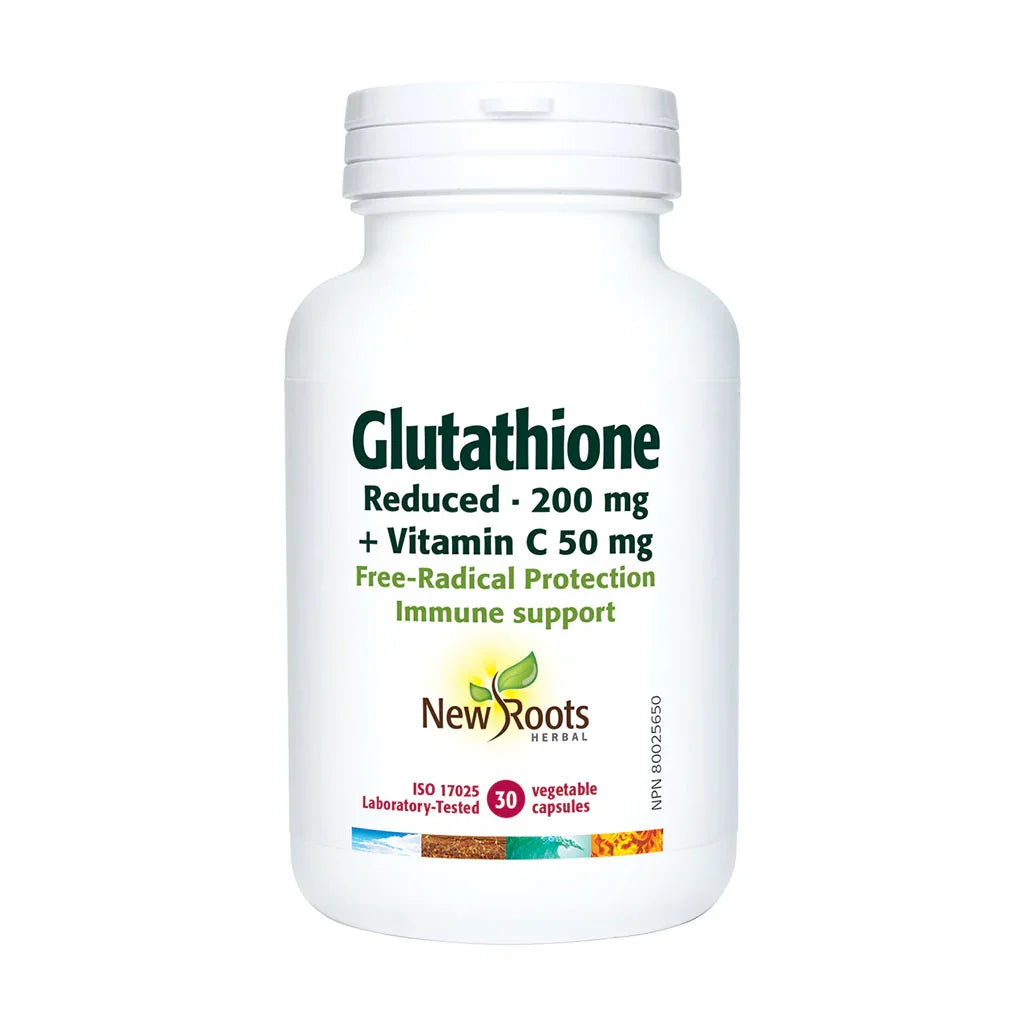 Glutathione reduced + vitamin C New Roots Herbal - La Boite à Grains