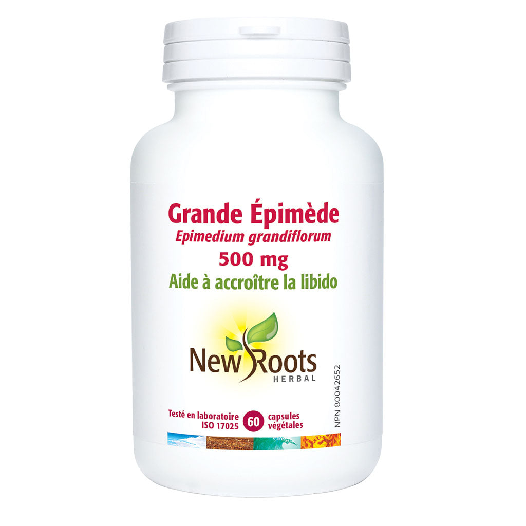 new roots herbal grande épimède 500 mg 60 capsules végétales