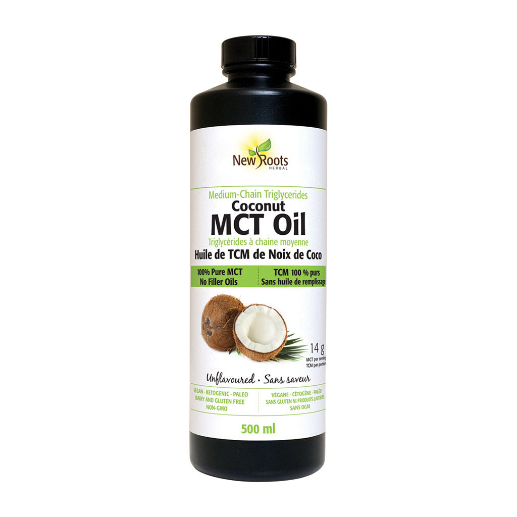 new roots herbal huile de tcm de noix de coco sans saveur 500 ml