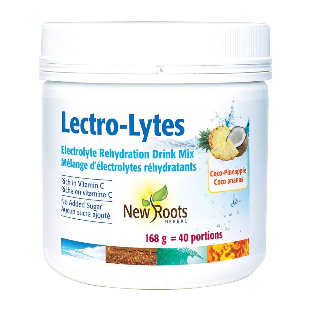 new roots herbal lectro lytes coconut pineapple 168 g