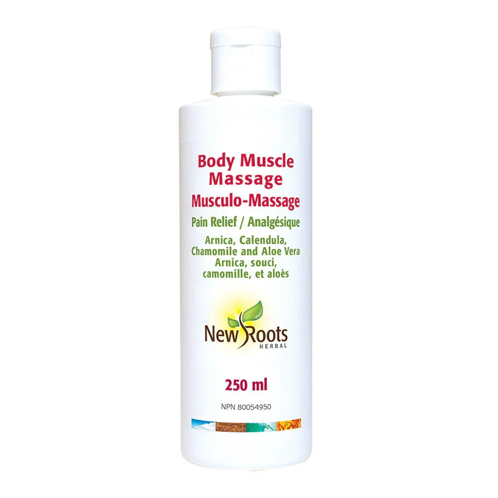body muscle massage New Roots Herbal - La Boite à Grains